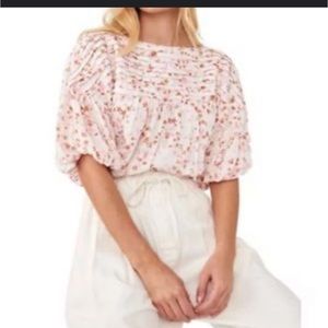 Free People NWT Floral Bodysuit